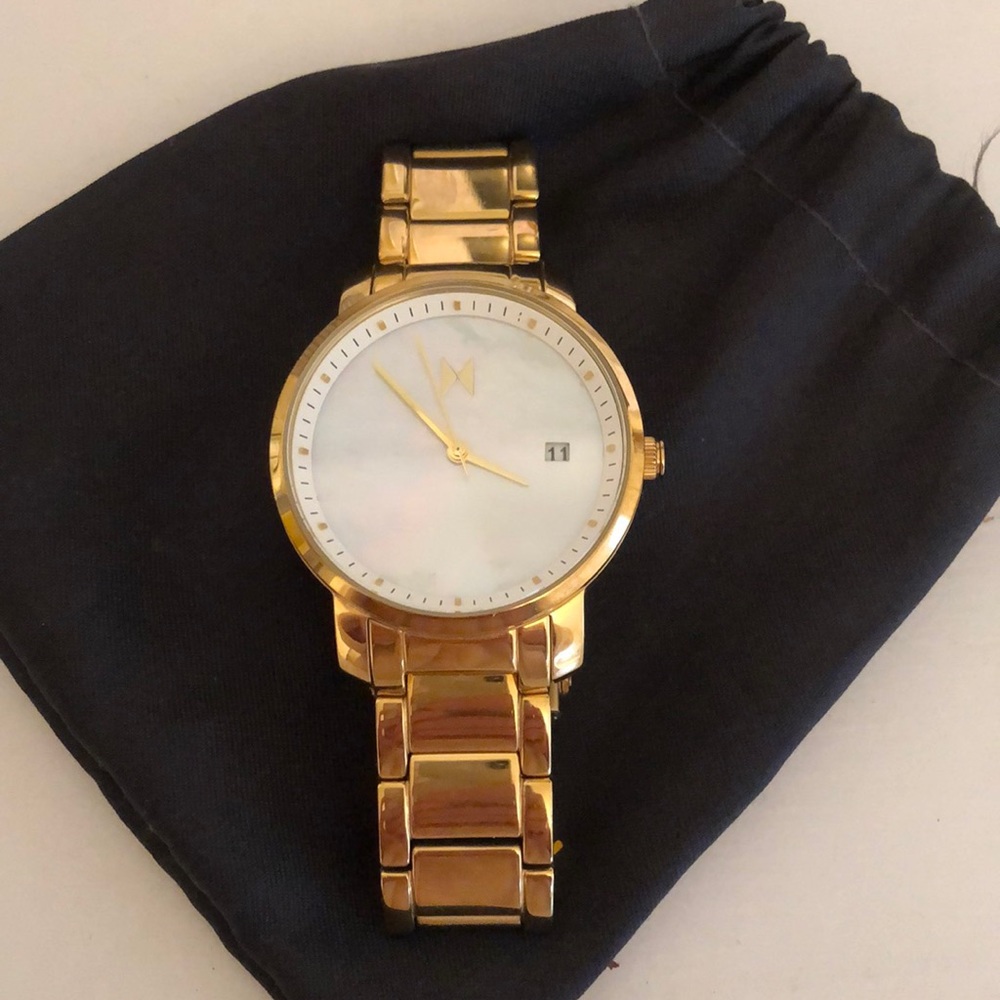 Gold MVMT watch